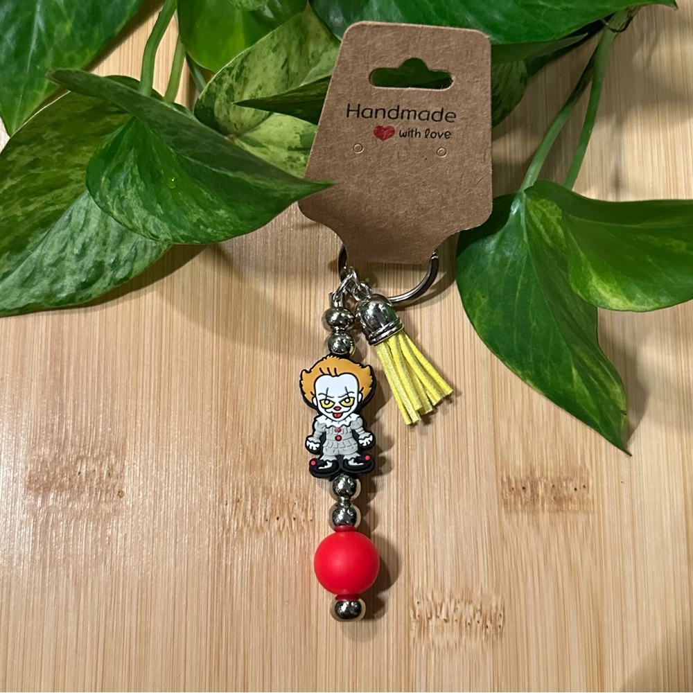 🎃 Spooky Halloween Keychain |‎ Handmade Silicone Beads | Fall Accessory 👻